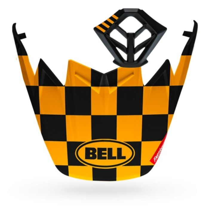 BELL Moto-9 Flex Kit MX Fasthouse Checkers Matt Balck/Maize | Gear2win