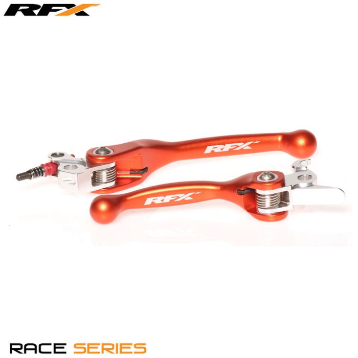 RFX Race Forged Flexible Lever Set (Orange) - KTM Various Brembo Brake / Magura Clutch