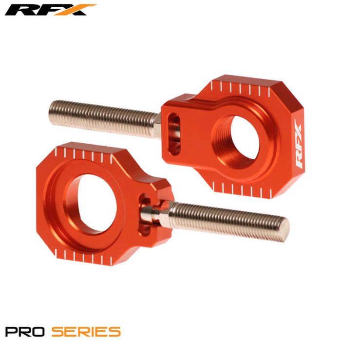 RFX Pro 2 Rear Axle Adjuster Blocks (Orange)