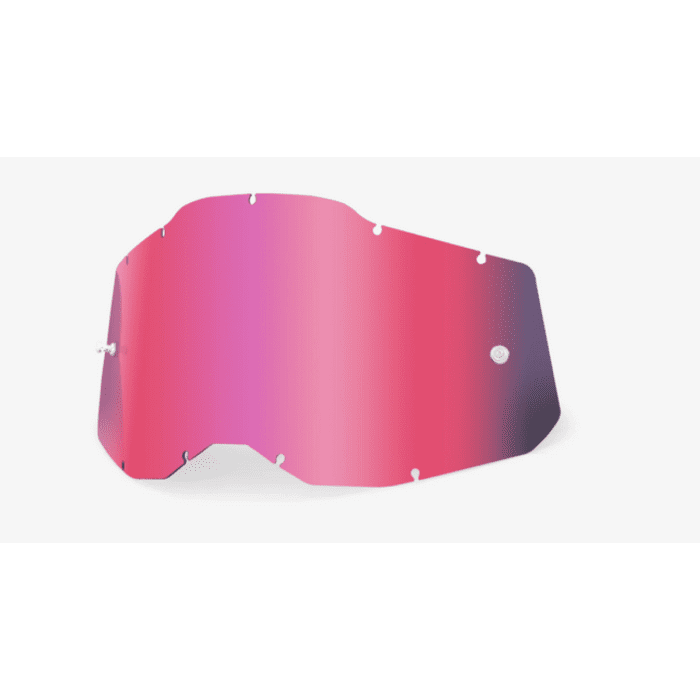 100% lens accuri2/strata2 youth mirror pink