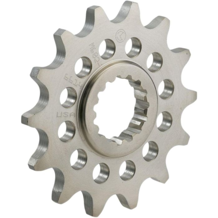C45 CARBON STEEL FRONT SPROCKETS:YZ400'98 14T