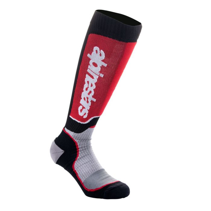 Alpinestars Sock Mx Plus Black/Red/Grey
