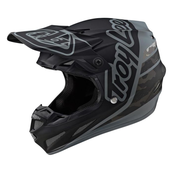 Troy Lee Designs SE4 Composite Silhouette Helmet Black Camo