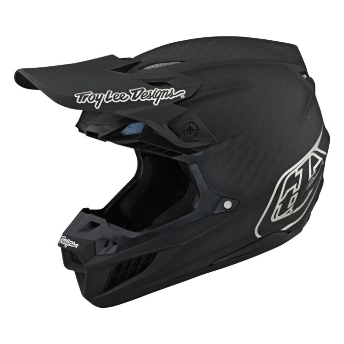 Troy Lee Designs SE5 ECE Carbon Helmet Stealth Black / Chrome | Gear2win