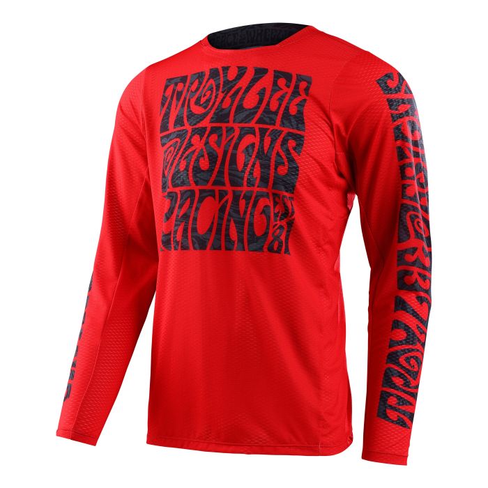 Troy Lee Designs Gp Pro Air Jersey Manic Monday Deep Red | Gear2win