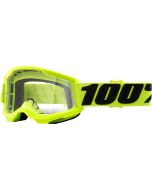 100% Goggle Strata 2 Youth Yellow Clear
