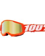 100% Goggle Strata 2 Youth Orange Mirror Gold