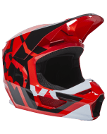 Fox Youth V1 Lux Helmet Fluorescent Red,Fox Jeugd V1 Lux Crosshelm Fluo rood,Fox V1 LUX Motocross-Helm für Jugend Fluo Rot | Gear2win