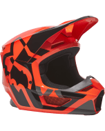 Fox V1 Lux Helmet Fluorescent Orange,Fox V1 Lux Crosshelm Fluo Oranje,Fox V1 Lux Motocross-Helm Fluo Orange | Gear2win