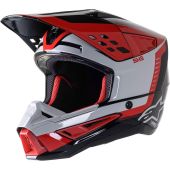 Alpinestars Helmet Sm5 Beam Black/Grey/Red
