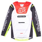 Troy Lee Designs GP Pro Jersey Blends White/Glo Red
