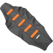 SEAT COVER RIBBED RUBBERIZED ORANGE