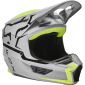 Fox V2 Merz Helmet Steel Grey,Fox V2 Merz Crosshelm Staal grijs,Fox V2 Merz Motocross-Helm Stahl Grau | Gear2win