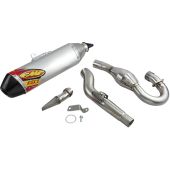 FMF FACTORY 4.1 RCT EXHAUST SYSTEM ALUMINIUM CARBON FIBER END CAP  WITH STAINLESS STEEL MEGABOMB KX450F