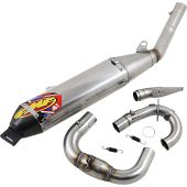 FMF FACTORY 4.1 RCT EXHAUST SYSTEM ALUMINIUM CARBON FIBER END CAP  WITH STAINLESS STEEL MEGABOMB Yamaha  YZ450F