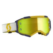Scott Fury Goggle - Yellow/Blue - Yellow Chrome Works Lens
