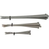 CABLE TIES 4" | 6" | 8" GRAY 30-PACK
