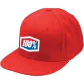 100% essential j fit hat red