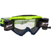 Progrip Goggles Riot Roll-Off Fluo Yellow Navy