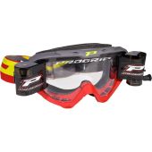 Progrip Goggles Riot Roll-Off Grey Red