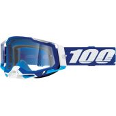 100% Goggle Racecraft 2 Blue Clear