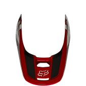 Fox V1 Helmet Visor - REVN Flame Red