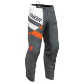 Thor Pant Sector Youth Checker Charcoal/Orange