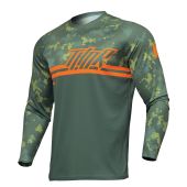 Thor Jersey Youth Sector Digi Green/Camo