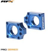 RFX Pro Rear Axle Adjuster Blocks (Blue)