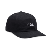Fox Wordmark Adjustable Hat - Black - OS