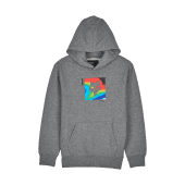 Fox Youth Scans Fleece Pullover - Heather Graphite -