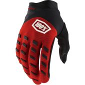 100% glove airmatic youth red/black