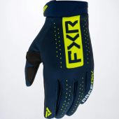 FXR Youth Reflex MX Glove Midnight/Hi Vis
