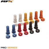 RFX Pro Rim Lock Nuts and Washers (Silver) 2pcs