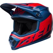BELL Mx-9 Mips Helmet - Disrupt Gloss True Blue/Red