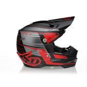 6D Helmet Atr-2 Mach Red/Grey/Black Gloss