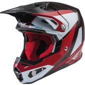 Fly Helmet Formula Crb Prime Red-White-Carbon