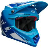 Bell Moto-9S Flex Helmet Rail Gloss Blue/White