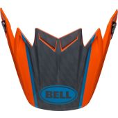 BELL Moto9S Flex SPRITE Off-Road Peak and Mouthpiece Kit - Orange