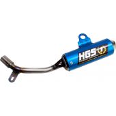HGS - KTM/HSQ SX/TC 50 16- SILENCER ALU BLUE