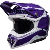 Bell Moto-10 Spherical Helmet Slayco - Purple/White