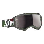 Scott Fury Goggle - Camo Edition Dark Green/White Lens Silver Chrome Works