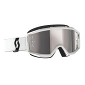 Scott Primal Goggle - White - Silver Chrome Lens