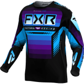 FXR Clutch Pro Mx Jersey Black/Purple/Blue