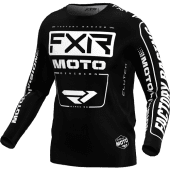 FXR Clutch Mx Jersey Black/White