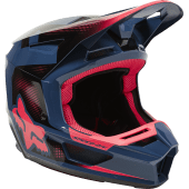 Fox V2 Dier Helmet Dark Indigo,Fox V2 Dier Crosshelm Donker Blauw,Fox V2 Dier Motocross-Helm Dunkel blau | Gear2win