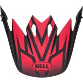 BELL MX-9  Mips Off-Road Peak - Disrupt Matte Black/Red