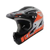 Kenny Downhill Helmet Neon Orange Silver