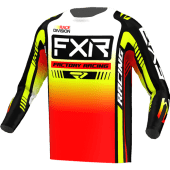 FXR Clutch Pro Mx Jersey Black/White/Hivis