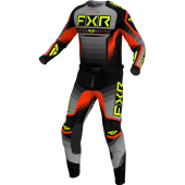 FXR Clutch Pro Mx Grey/Nuke/Hi Vis Gear Combo